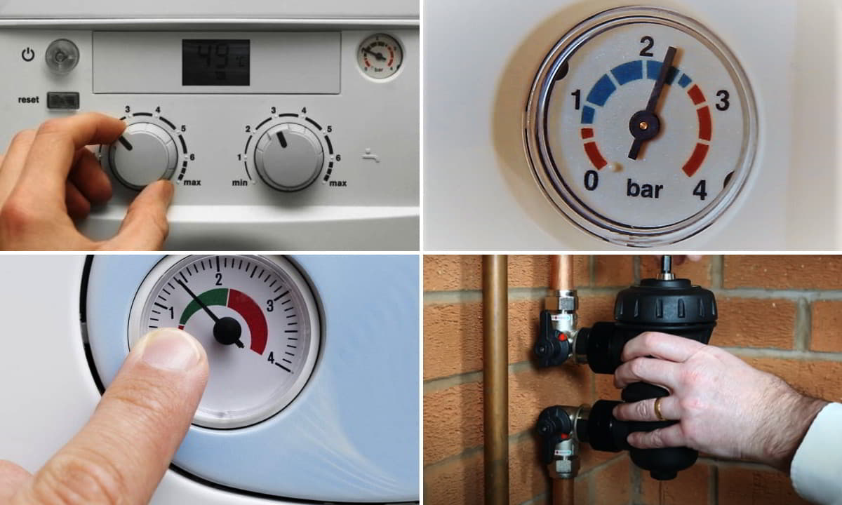 how to let pressure out of the boiler