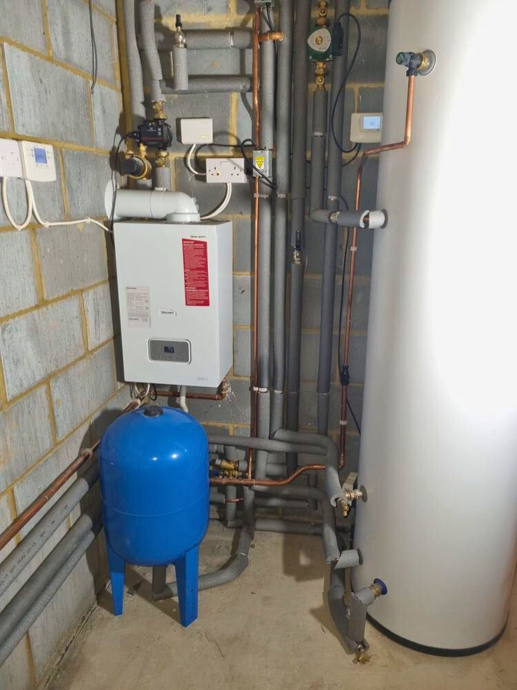 boiler heating system installation